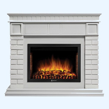 Bricks 25 камень белый, белая эмаль (1277346) Firelight Портал